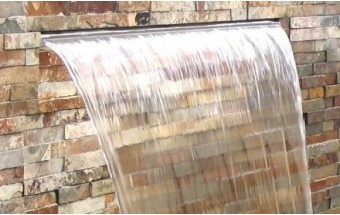 Home POOL WATERFEATURE LETTERBOX STYLE STAINLESS STEEL (800mm)